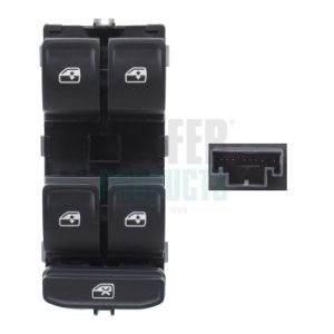 Comutator macara geam VW GOLF VII (5G1, BQ1, BE1, BE2) 1.2 TSI benzina 86 cai HOFFER 2106482