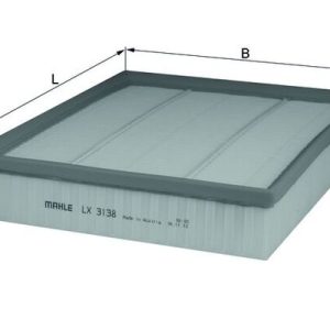 Filtru aer VW AMAROK (2HA, 2HB, S1B, S6B, S7A, S7B) 2.0 TDI 4motion diesel 122 cai MAHLE ORIGINAL LX 3138