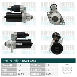 Electromotor VW GOLF VI Variant (AJ5) 1.6 TDI diesel 105 cai HOFFER H5015284