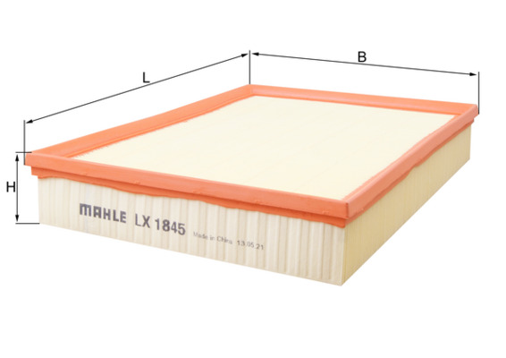 Filtru aer VW CRAFTER 30-50 platou / sasiu (2F_) 2.0 TDI diesel 163 cai MAHLE ORIGINAL LX 1845