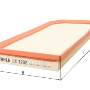 Filtru aer VW GOLF VI (5K1) 2.0 GTi benzina 210 cai MAHLE ORIGINAL LX 1262