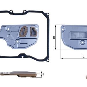 Filtru hidraulic cutie de viteze automata VW GOLF VI (5K1) 2.0 TDI 4motion diesel 140 cai MAHLE ORIGINAL HX 256D