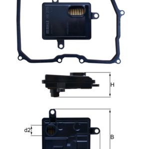 Filtru hidraulic cutie de viteze automata VW GOLF SPORTSVAN VII (AM1, AN1) 1.6 benzina 110 cai MAHLE ORIGINAL HX 275D