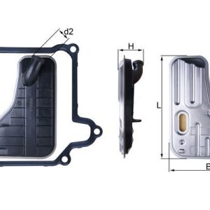 Filtru hidraulic cutie de viteze automata VW GOLF VI Variant (AJ5) 1.4 TSI benzina 122 cai MAHLE ORIGINAL HX 264D