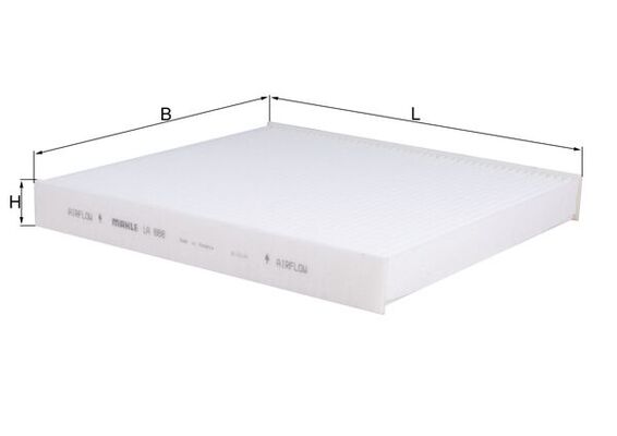 Filtru polen VW GOLF SPORTSVAN VII (AM1, AN1) 1.4 TSI benzina 125 cai MAHLE ORIGINAL LA 888