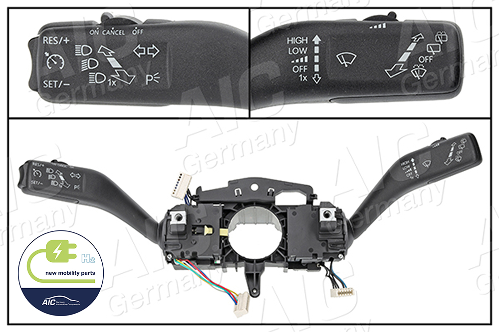Comutator coloana directie VW GOLF VI Cabriolet (517) 2.0 TSI benzina 220 cai AIC 71733