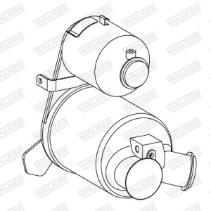 Filtru funingine / particule sistem de esapament VW GOLF ALLTRACK VII Variant (BA5, BV5) 2.0 TDI 4motion diesel 184 cai WALKER 73335