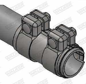 Conector teava sistem de esapament VW AMAROK (2HA, 2HB, S1B, S6B, S7A, S7B) 2.0 BiTDI diesel 163 cai WALKER 82166