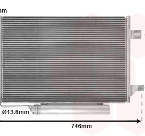 Condensator climatizare VW CRAFTER 30-50 caroserie (2E_) 2.5 TDI diesel 136 cai VAN WEZEL 30005572