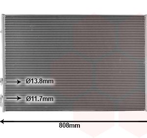 Condensator climatizare VW CRAFTER caroserie (SY_, SX_) e-Crafter electric 136 cai VAN WEZEL 58015710