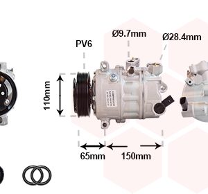 Compresor climatizare VW CRAFTER caroserie (SY_, SX_) 2.0 TDI diesel 140 cai VAN WEZEL 5801K703