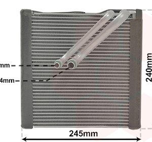 Evaporator aer conditionat VW GOLF VI Variant (AJ5) 2.0 TDI diesel 136 cai VAN WEZEL 5801V704