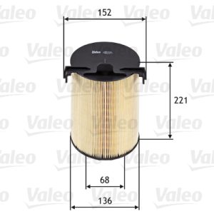 Filtru aer VW GOLF VI Cabriolet (517) 1.4 TSI benzina 160 cai VALEO 585652