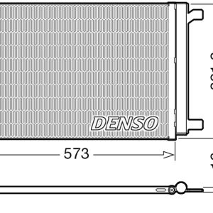 Condensator climatizare VW GOLF VII (5G1, BQ1, BE1, BE2) 1.5 TSI benzina 130 cai DENSO DCN32066