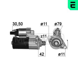 Electromotor VW GOLF VII (5G1, BQ1, BE1, BE2) 2.0 GTI benzina 230 cai ERA 220886A