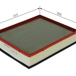 Filtru aer VW AMAROK (2HA, 2HB, S1B, S6B, S7A, S7B) 2.0 BiTDI diesel 180 cai BOSCH F 026 400 609