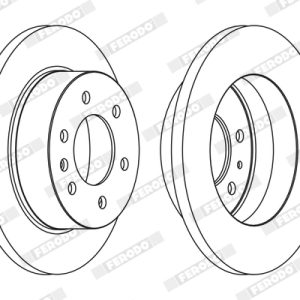 Disc frana VW CRAFTER 30-50 platou / sasiu (2F_) 2.0 TDI diesel 140 cai FERODO FCR311A