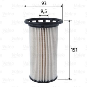 Filtru combustibil VW CADDY V Autoutilitara/limuzina spatioasa (SBA, SBH) 2.0 TDI BMT 4motion diesel 122 cai VALEO 587095