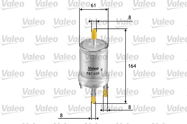 Filtru combustibil VW CADDY ALLTRACK microbus (SAB) 1.4 TSI benzina 125 cai VALEO 587030