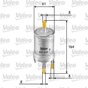 Filtru combustibil VW GOLF VI Cabriolet (517) 1.4 TSI benzina 150 cai VALEO 587030