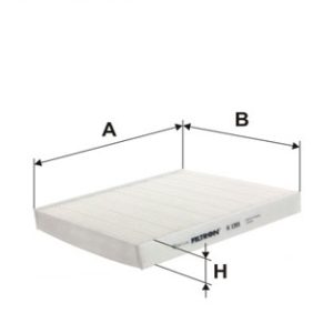 Filtru polen VW GOLF VII (5G1, BQ1, BE1, BE2) 1.2 TSI benzina 110 cai FILTRON K 1311