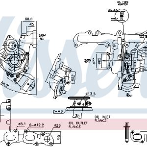 Compresor sistem de supraalimentare VW CADDY ALLTRACK microbus (SAB) 2.0 TDI diesel 75 cai NISSENS 93512
