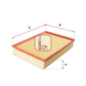Filtru aer VW CRAFTER 30-50 caroserie (2E_) 2.0 TDI diesel 163 cai SOFIMA S 3340 A