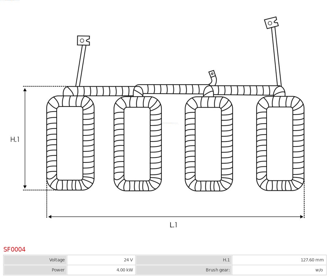 Electromotor VW GOLF VII (5G1, BQ1, BE1, BE2) 1.2 TSI benzina 86 cai AS-PL S0488(SEG)