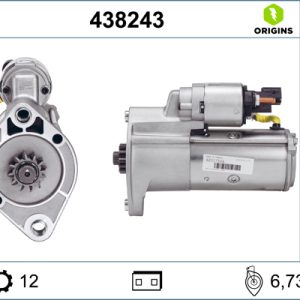 Electromotor VW AMAROK (2HA, 2HB, S1B, S6B, S7A, S7B) 2.0 BiTDI diesel 163 cai VALEO 438243