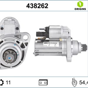 Electromotor VW GOLF SPORTSVAN VII (AM1, AN1) 1.0 TSI benzina 115 cai VALEO 438262