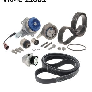 Pompa de apa + set curea dintata / trapezoidala SKF VKMC 11001 – VW | AutoRival