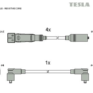 Set cablaj aprindere TESLA T040B – VW | AutoRival