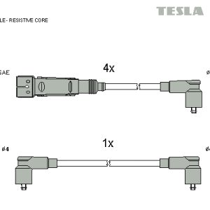 Set cablaj aprindere TESLA T053B – VW | AutoRival