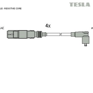 Set cablaj aprindere TESLA T059B – VW | AutoRival