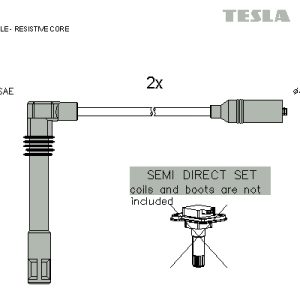Set cablaj aprindere TESLA T088B – VW | AutoRival