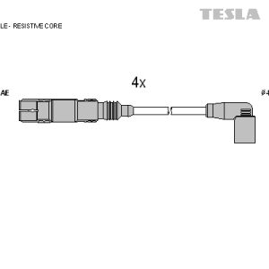 Set cablaj aprindere TESLA T098B – VW | AutoRival
