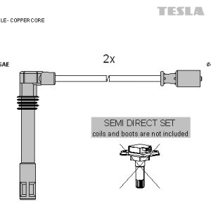 Set cablaj aprindere TESLA T594C – VW | AutoRival