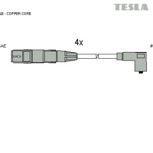 Set cablaj aprindere TESLA T674C – VW | AutoRival