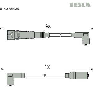 Set cablaj aprindere TESLA T820C – VW | AutoRival