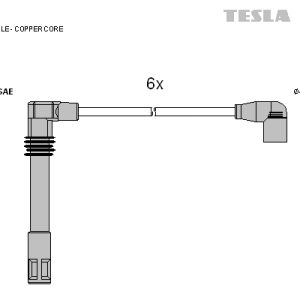 Set cablaj aprindere TESLA T887C – VW | AutoRival