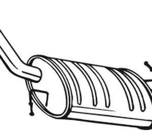 Toba esapament finala BOSAL 233-145 – VW | AutoRival