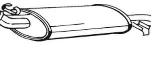 Toba esapament finala BOSAL 233-377 – VW | AutoRival