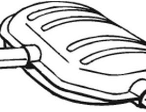 Toba esapamet intermediara BOSAL 233-487 – VW | AutoRival