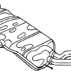 Toba esapament finala BOSAL 233-493 – VW | AutoRival