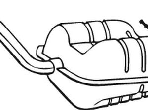 Toba esapament finala BOSAL 233-547 – VW | AutoRival