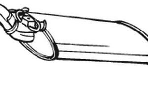 Toba esapament finala BOSAL 233-563 – VW | AutoRival
