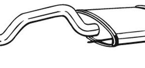 Toba esapament finala BOSAL 233-605 – VW | AutoRival