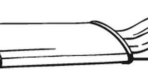 Toba esapament finala BOSAL 233-731 – VW | AutoRival