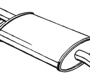 Toba esapamet intermediara BOSAL 233-741 – VW | AutoRival