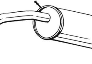 Toba esapament finala BOSAL 278-107 – VW | AutoRival